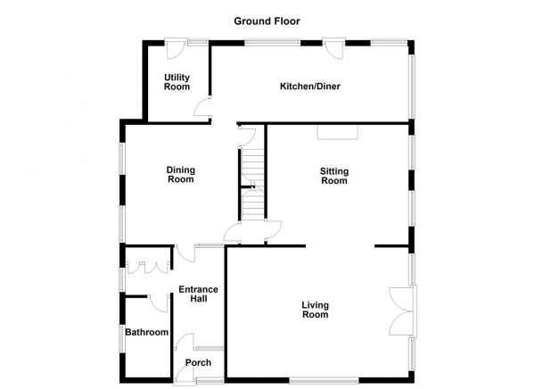 Floor Plan Image for 5 Bedroom Detached House for Sale in Jackson's Lane, Dewsbury