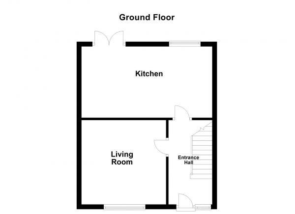 Floor Plan for 2 Bedroom Town House for Sale in Esther Grove, Wakefield, WF2, 8EY -  &pound160,000