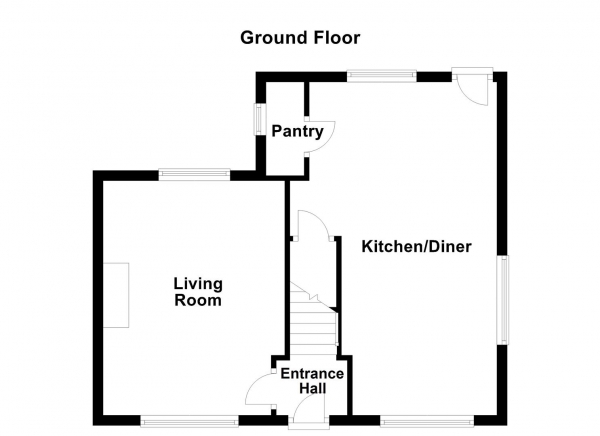 Floor Plan Image for 3 Bedroom Property for Sale in Thornes Road, Wakefield