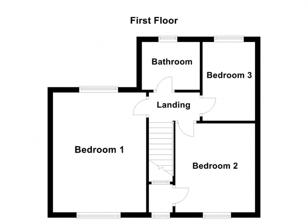 Floor Plan Image for 3 Bedroom Property for Sale in Thornes Road, Wakefield