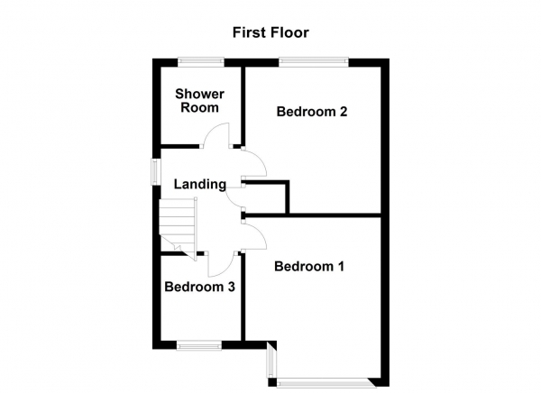 Floor Plan Image for 3 Bedroom Semi-Detached House for Sale in Thornhill Croft, Walton, Wakefield