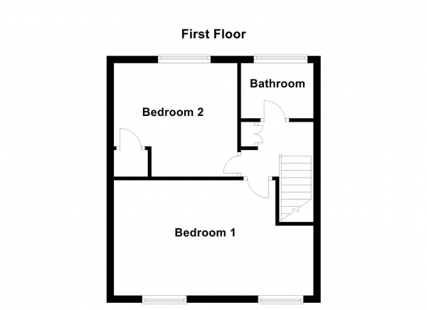 Floor Plan Image for 2 Bedroom Terraced House for Sale in Esther Grove, Wakefield