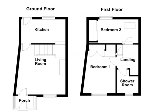 Floor Plan Image for 2 Bedroom Cottage for Sale in Crab Lane, Newmillerdam, Wakefield