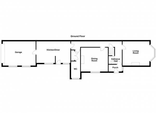 Floor Plan Image for 4 Bedroom End of Terrace House for Sale in Park Avenue, Wakefield