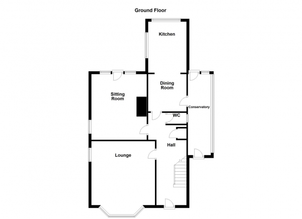 Floor Plan for 4 Bedroom Detached House for Sale in Thornbury Road, Wakefield, WF2, 8BH -  &pound395,000