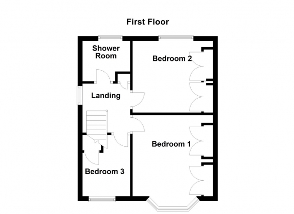 Floor Plan Image for 3 Bedroom Semi-Detached House for Sale in Ledgard Drive, Durkar, Wakefield