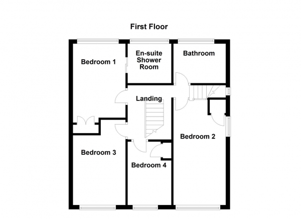 Floor Plan Image for 5 Bedroom Detached House for Sale in St. James Rise, Wakefield