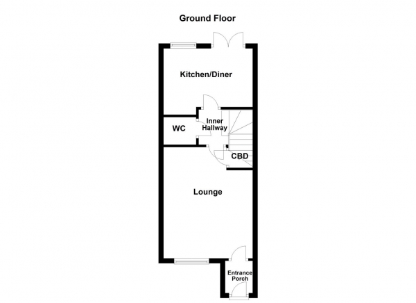 Floor Plan Image for 3 Bedroom Semi-Detached House for Sale in Whitwell Close, Wakefield