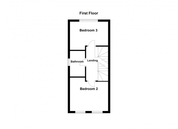 Floor Plan Image for 3 Bedroom Semi-Detached House for Sale in Whitwell Close, Wakefield