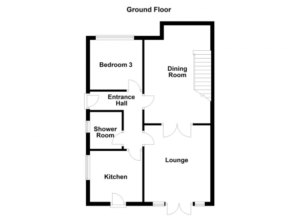 Floor Plan Image for 3 Bedroom Semi-Detached Bungalow for Sale in Fernlea Close, Crofton, Wakefield