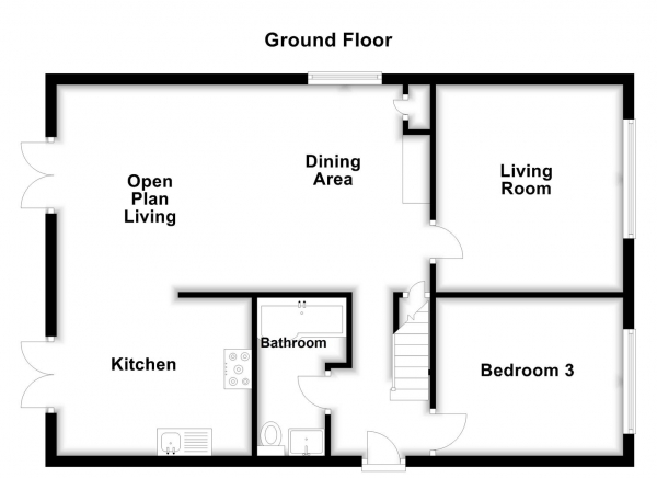 Floor Plan Image for 4 Bedroom Detached House for Sale in Elmwood Drive, Walton