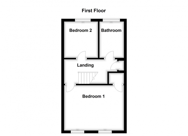 Floor Plan Image for 3 Bedroom End of Terrace House for Sale in Hollin Lane, Calder Grove, Wakefield