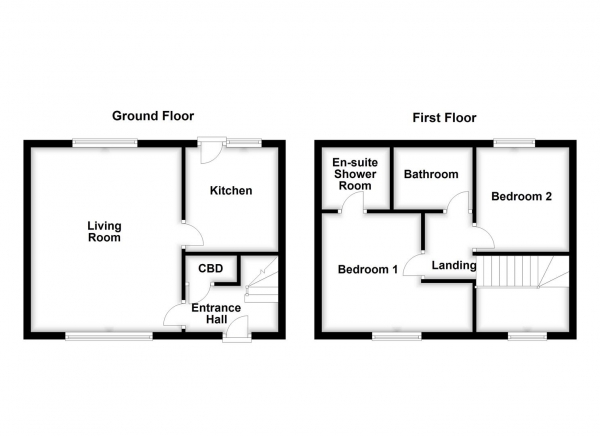 Floor Plan Image for 2 Bedroom Barn Conversion for Sale in Applehaigh Lane, Notton, Wakefield