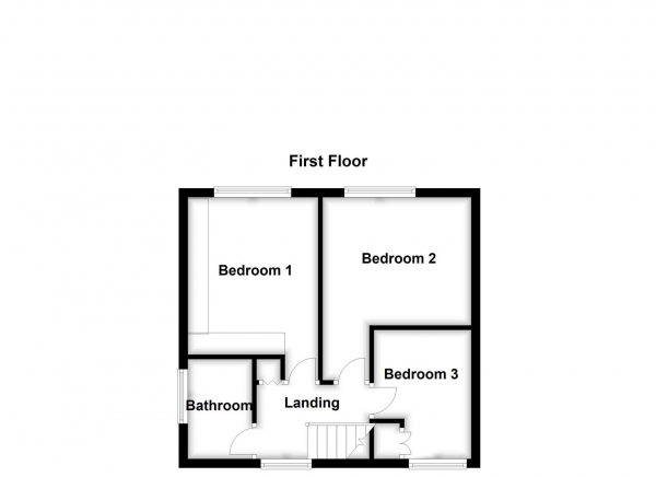 Floor Plan for 3 Bedroom Semi-Detached House for Sale in Melton Road, Wakefield, WF2, 7PR - Guide Price &pound200,000