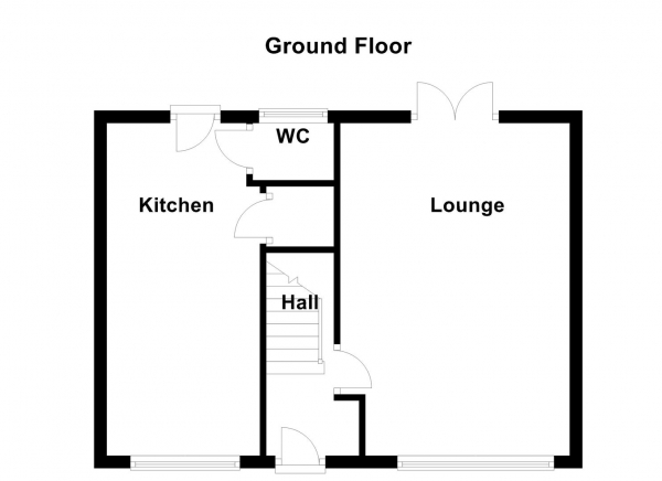 Floor Plan Image for 2 Bedroom Semi-Detached House for Sale in Aysgarth Drive, Wakefield