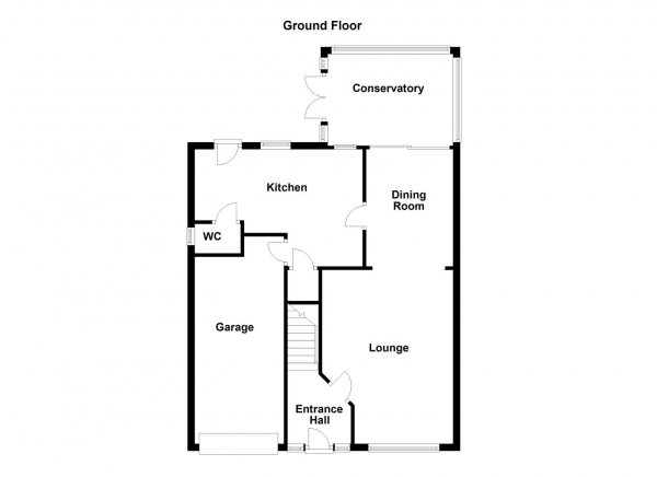 Floor Plan for 4 Bedroom Detached House for Sale in Hopewell Way, Crigglestone, WF4, 3PU -  &pound335,000