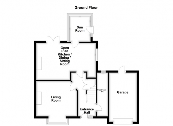 Floor Plan Image for 3 Bedroom Semi-Detached House for Sale in Milnthorpe Crescent, Sandal, Wakefield