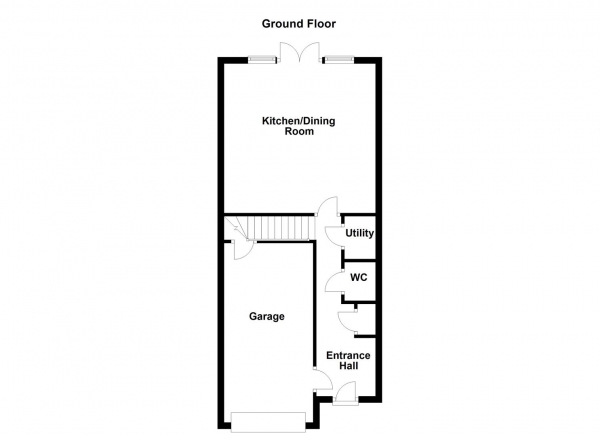 Floor Plan Image for 4 Bedroom Town House for Sale in Butler Way, Wakefield