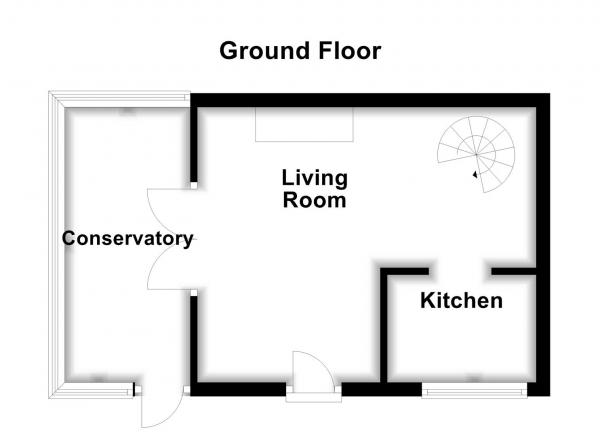 Floor Plan Image for 1 Bedroom Property for Sale in Milton Court, Milton, Stanley, Wakefield