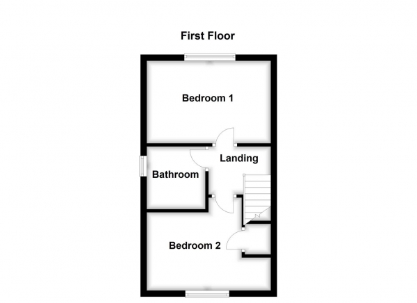 Floor Plan Image for 2 Bedroom Semi-Detached House for Sale in Milton Road, Wakefield