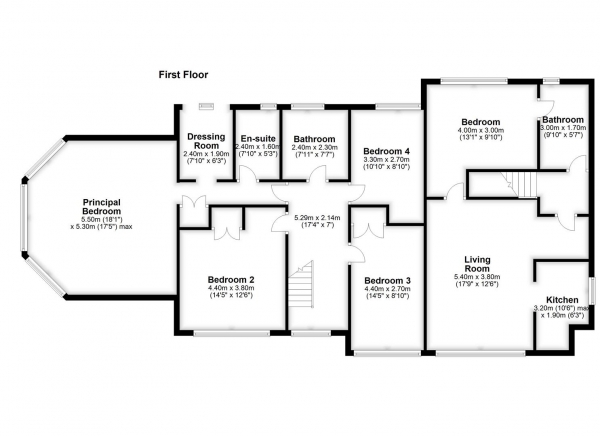 Floor Plan Image for 5 Bedroom Detached House for Sale in Cobbler Hall, Bretton, Wakefield