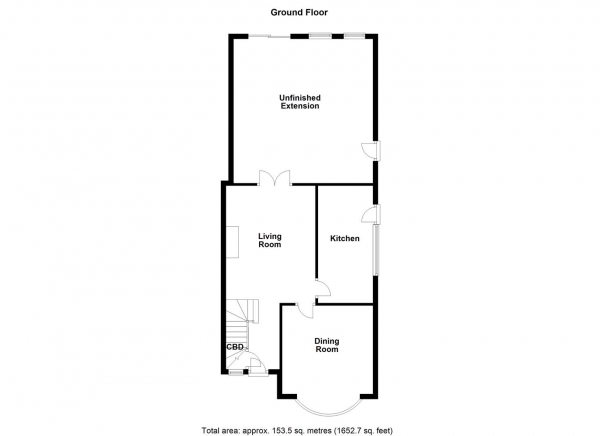 Floor Plan Image for 3 Bedroom Semi-Detached House for Sale in Common Lane, East Ardsley, Wakefield