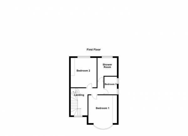 Floor Plan for 3 Bedroom Semi-Detached House for Sale in Common Lane, East Ardsley, Wakefield, WF3, 2EF - Offers Over &pound300,000