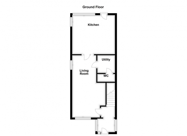 Floor Plan Image for 4 Bedroom End of Terrace House for Sale in Gateways, Wakefield