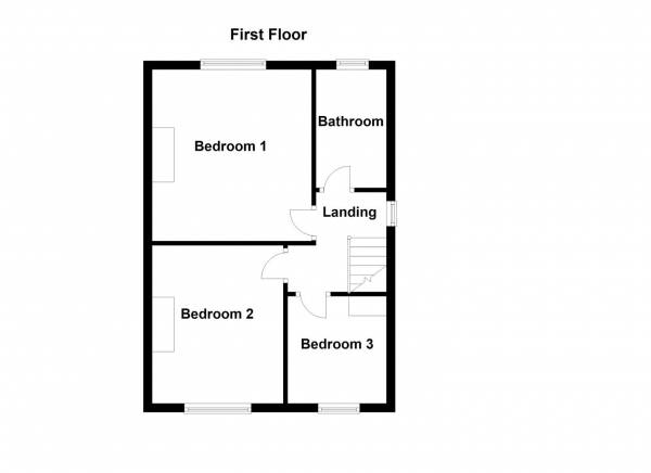 Floor Plan Image for 3 Bedroom Semi-Detached House for Sale in Denby Dale Road East, Durkar, Wakefield