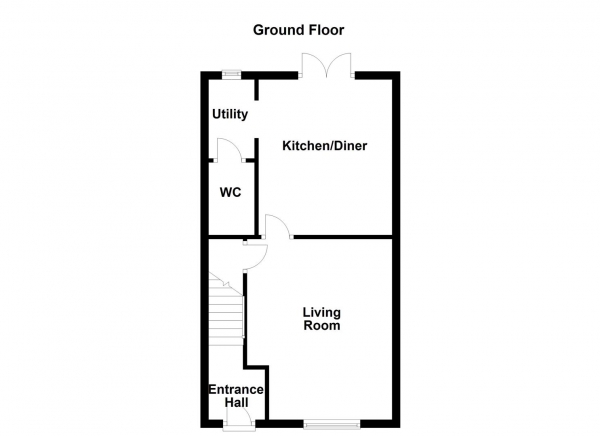 Floor Plan Image for 3 Bedroom Semi-Detached House for Sale in Tree Top Drive, Stanley, Wakefield