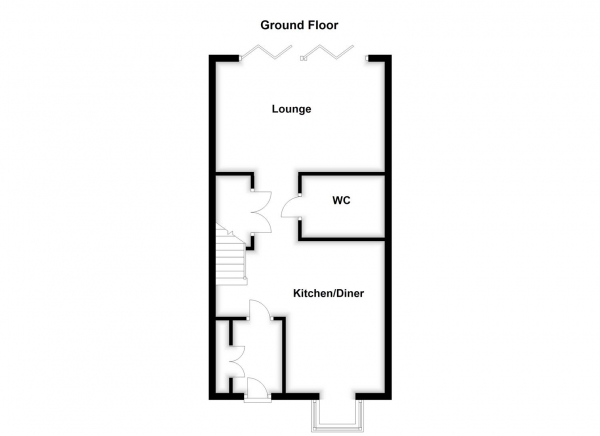 Floor Plan Image for 3 Bedroom Semi-Detached House for Sale in Harrison Close, Wakefield