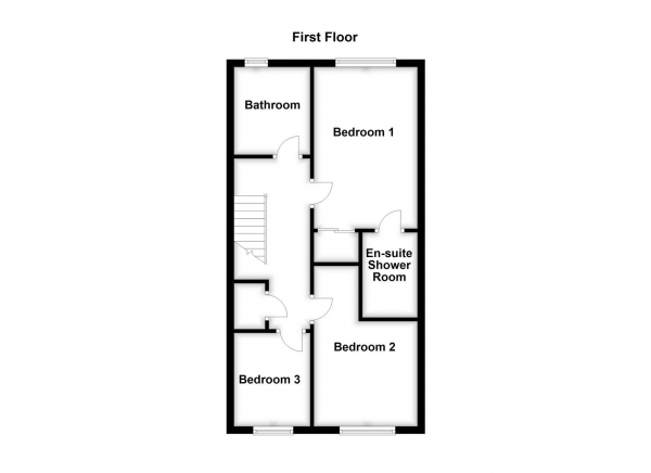 Floor Plan Image for 3 Bedroom Semi-Detached House for Sale in Harrison Close, Wakefield