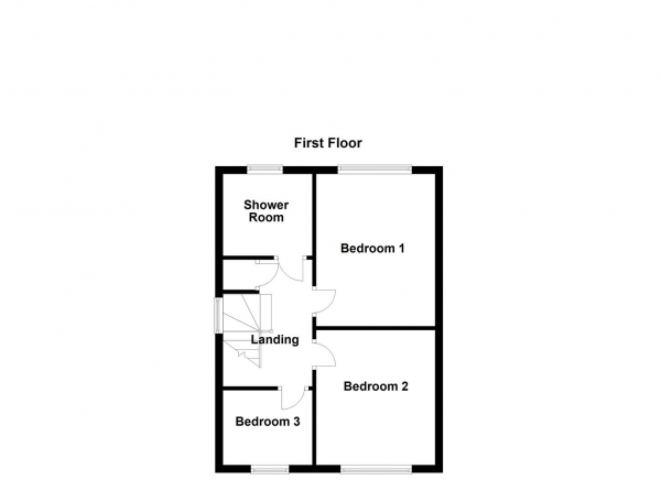 Floor Plan Image for 3 Bedroom Semi-Detached Bungalow for Sale in Fishponds Drive, Crigglestone, Wakefield