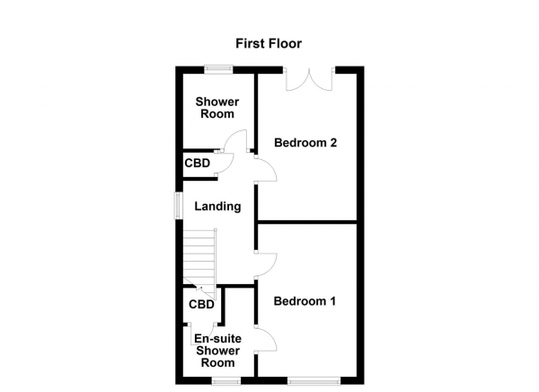 Floor Plan Image for 2 Bedroom Semi-Detached House for Sale in Simpson Court, Walton, Wakefield