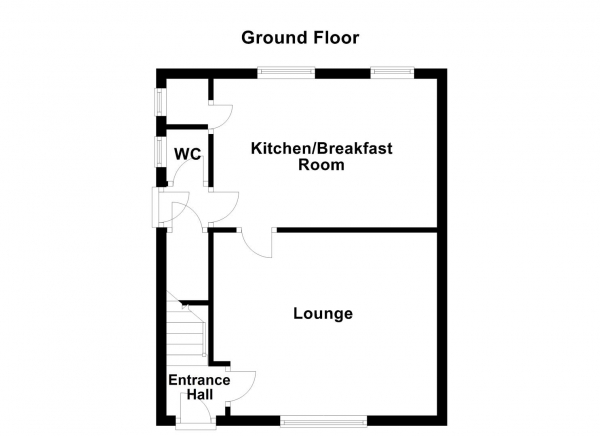 Floor Plan for 3 Bedroom Semi-Detached House for Sale in Lindsay Avenue, Wakefield, WF2, 8AT -  &pound155,000