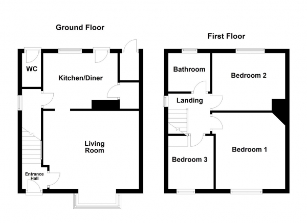 Floor Plan Image for 3 Bedroom Semi-Detached House for Sale in Major Street, Wakefield