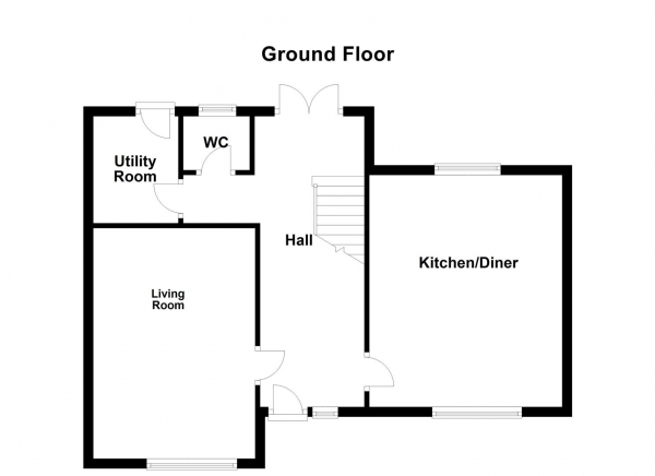 Floor Plan Image for 3 Bedroom Detached House for Sale in Woodthorpe Glades, Sandal, Wakefield