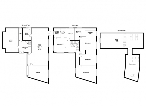 Floor Plan Image for 4 Bedroom Detached House for Sale in Walton Station Lane, Wakefield