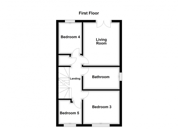 Floor Plan Image for 5 Bedroom Detached House for Sale in Westfield Terrace, Wakefield