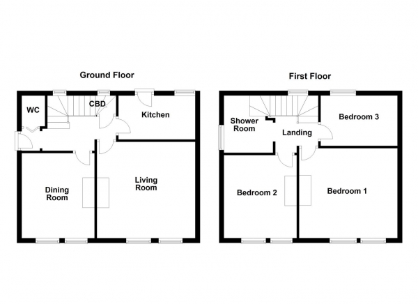 Floor Plan Image for 3 Bedroom Semi-Detached House for Sale in Manor Haigh Road, Wakefield