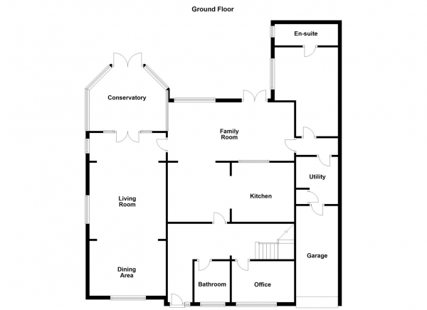 Floor Plan Image for 5 Bedroom Detached House for Sale in Applehaigh Lane, Notton, Wakefield