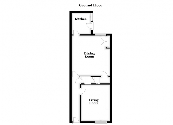 Floor Plan for 3 Bedroom Terraced House for Sale in Symons Street, Wakefield, WF2, 8DU -  &pound90,000