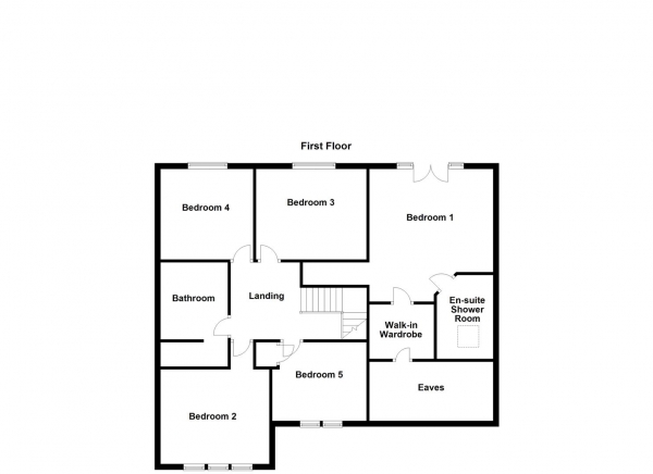 Floor Plan for 5 Bedroom Detached House for Sale in Wrenthorpe Lane, Wrenthorpe, Wakefield, WF2, 0QB -  &pound550,000