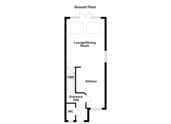 Floor Plan Image for 3 Bedroom Semi-Detached House for Sale in Serenity Close, Stanley