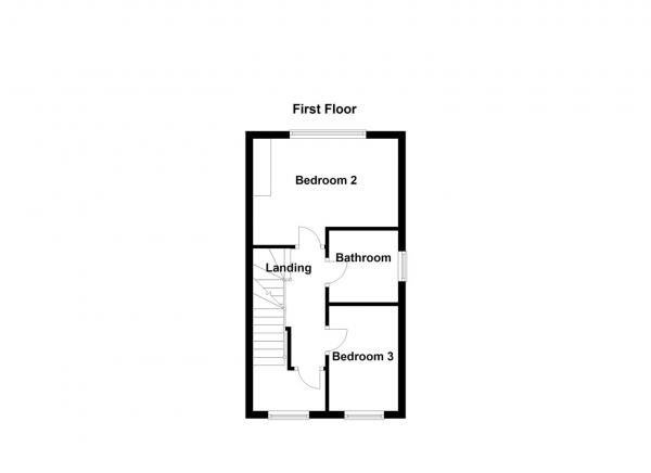 Floor Plan Image for 3 Bedroom Semi-Detached House for Sale in Serenity Close, Stanley