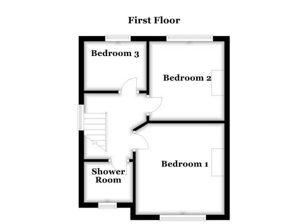 Floor Plan Image for 3 Bedroom Semi-Detached House for Sale in Denby Dale Road East, Durkar