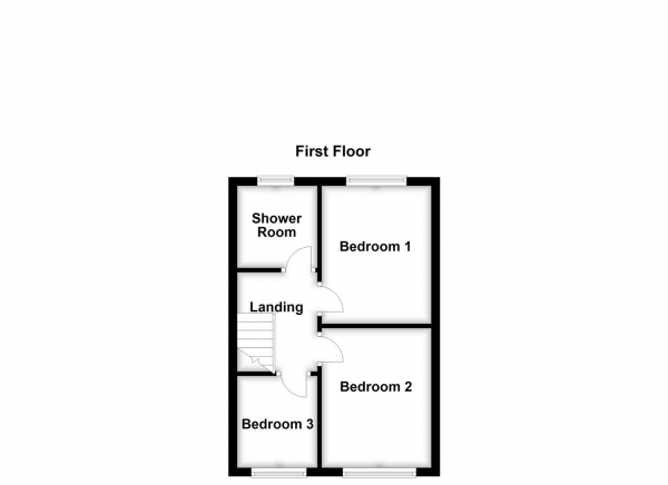 Floor Plan Image for 3 Bedroom End of Terrace House for Sale in Gateways, Wakefield