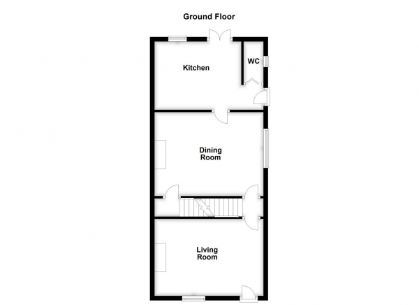 Floor Plan Image for 3 Bedroom Terraced House for Sale in Wrenthorpe Road, Wakefield