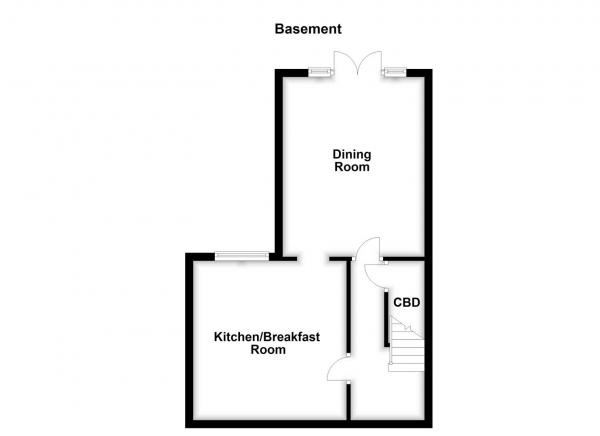 Floor Plan for 3 Bedroom Town House for Sale in Sparable Lane, Wakefield, WF1, 5LW - Offers Over &pound240,000