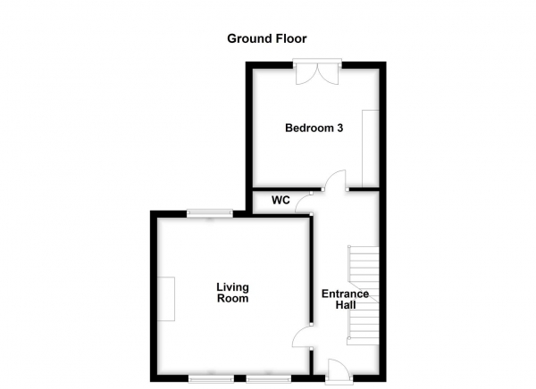 Floor Plan for 3 Bedroom Town House for Sale in Sparable Lane, Wakefield, WF1, 5LW - Offers Over &pound240,000